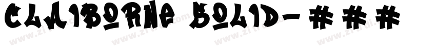 claiborne solid字体转换